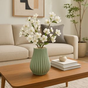 OPALBROOK GREEN VASE 9 (IN) 10