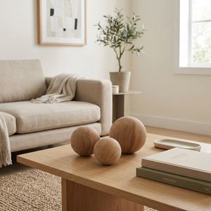 MASONHAM SET OF 3 BROWN DECOR 5 (IN) 10