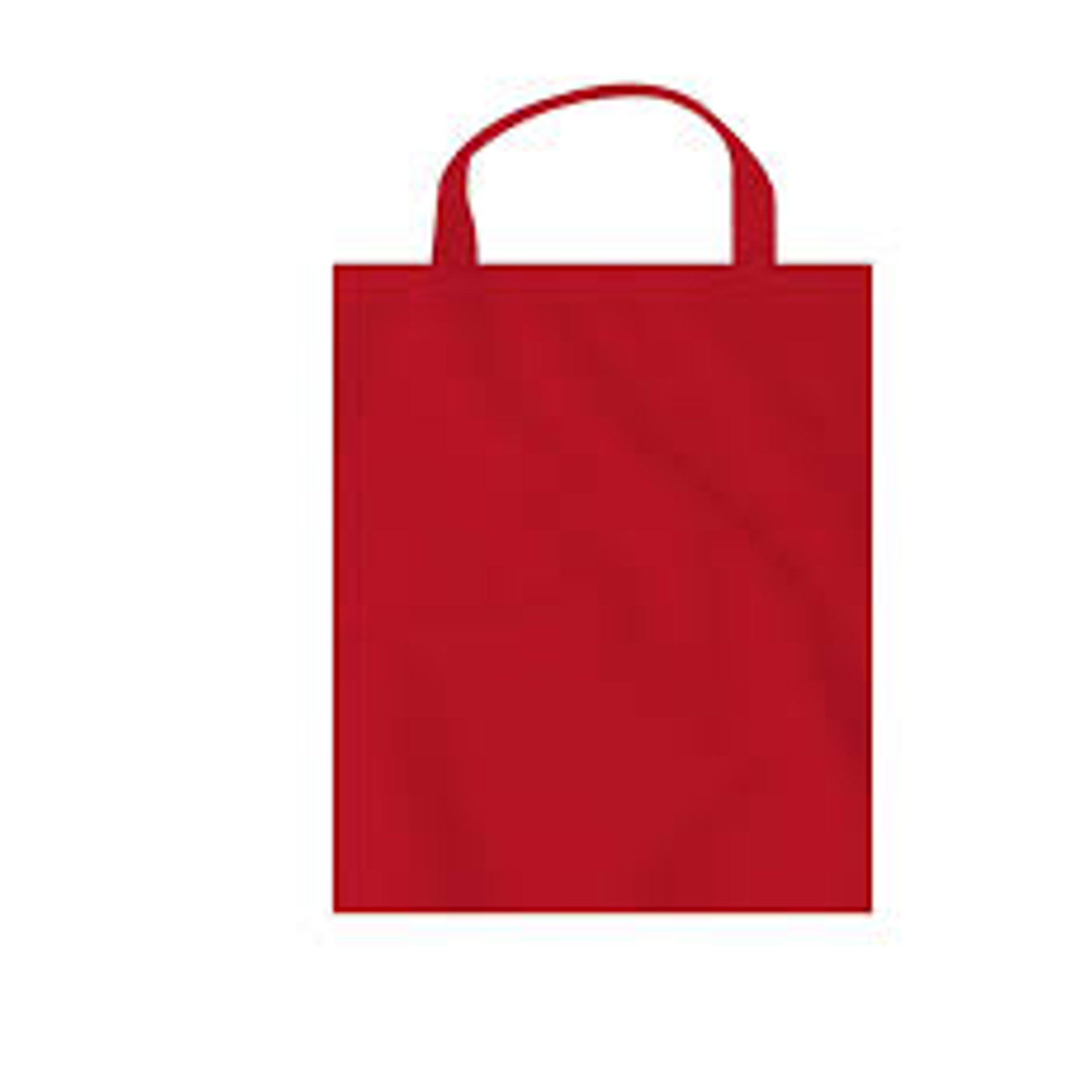 SMALL NONWOVEN PROMO TOTE - RED