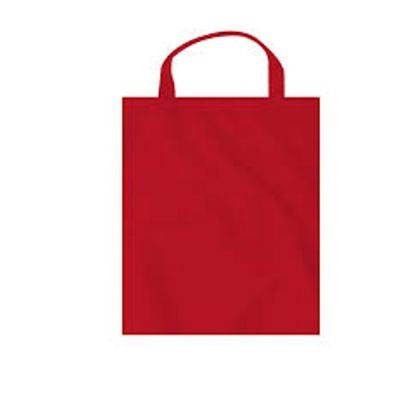 SMALL NONWOVEN PROMO TOTE - RED