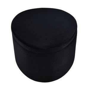 Linder Storage Ottoman - Black 5