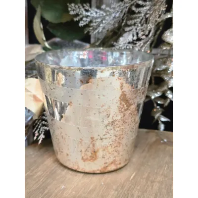 Sm Timeworn Elegance Vase 4x4x3.5in