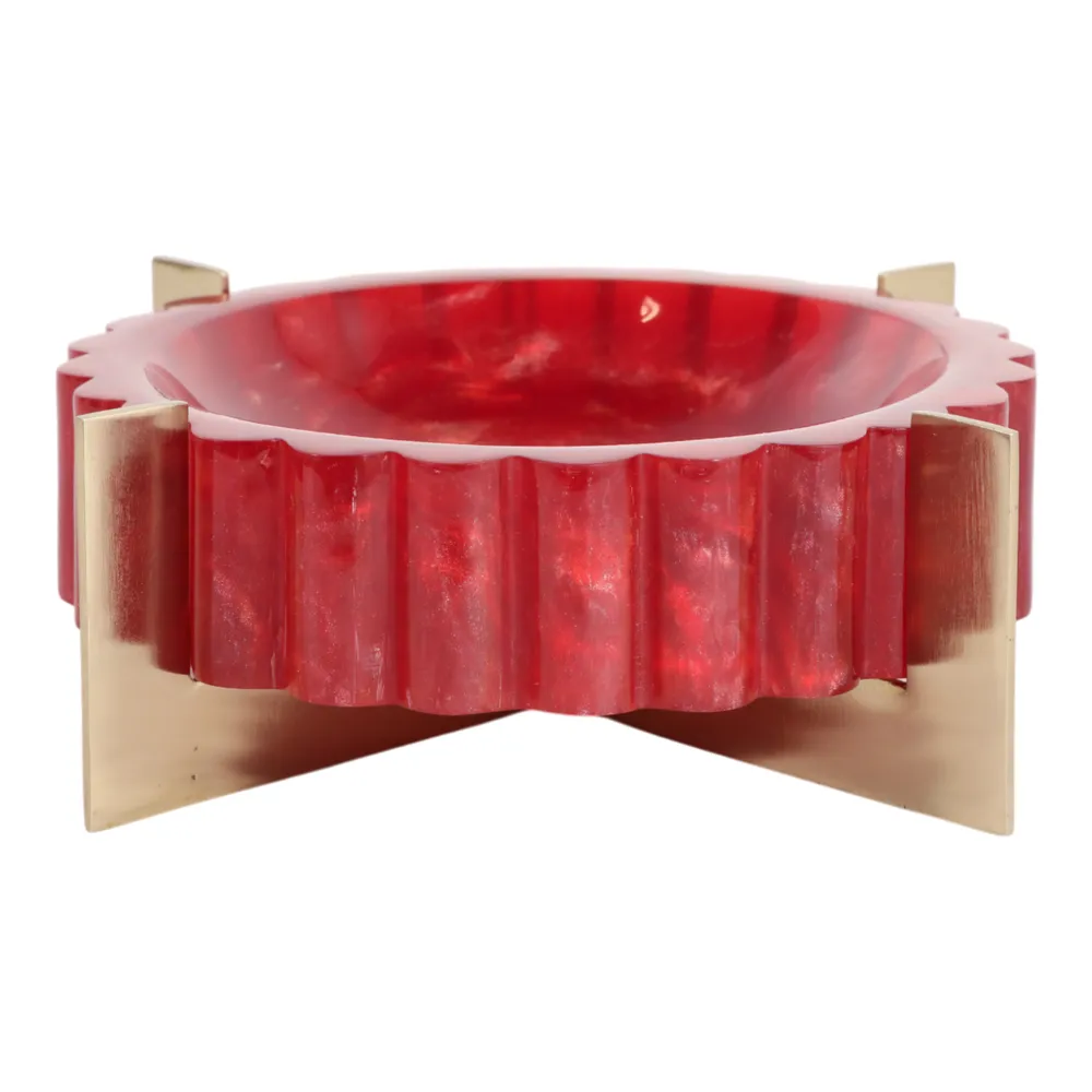 BUFORDMORE RED BOWL 3 (IN)