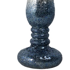 EASTONLAND BLUE CANDLE HOLDER 16 (IN) 6