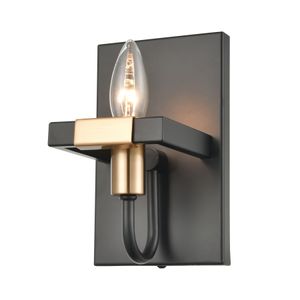 Heathrow 8'' High 1-Light Sconce - Matte Black 1
