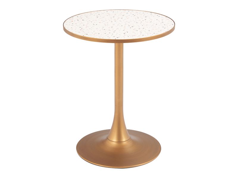 Bite Bistro Table Beige & Gold 3