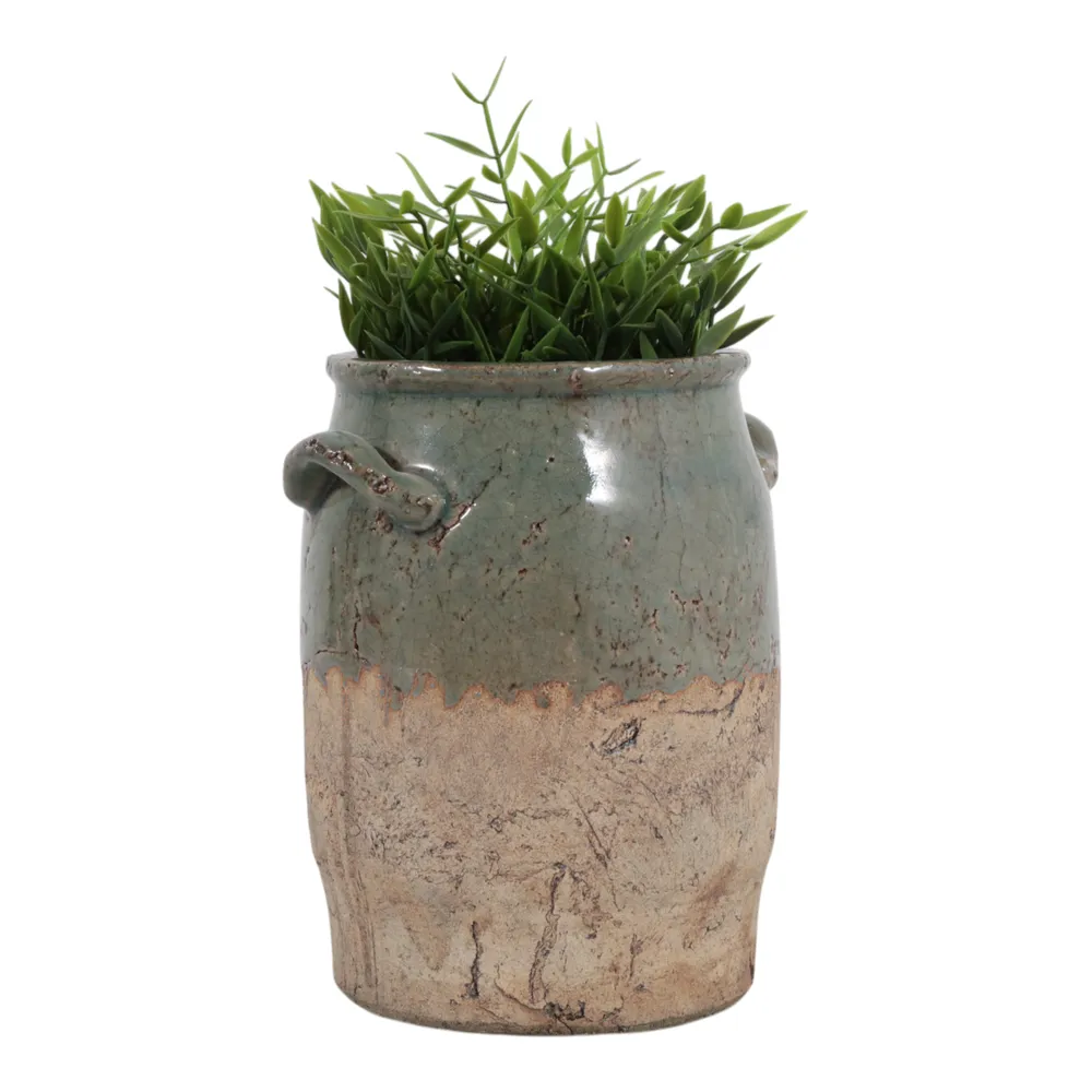 FRAZERCROSS GREEN VASE 8 (IN)
