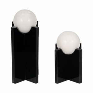 RYELAKE SET OF 2 BLACK DECOR 13 (IN) 4