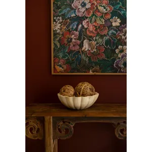 Framed Floral on Printed Paper 3
