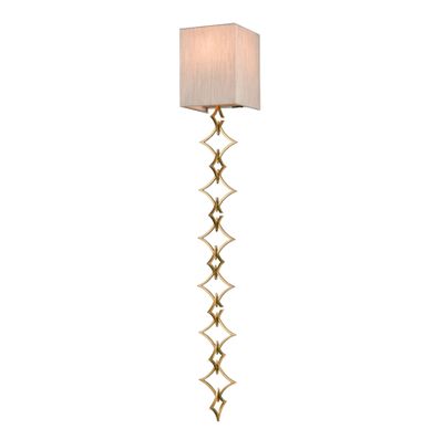 To the Point 9″ High 1-Light Sconce - Aged Brass