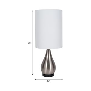 HAROLDWAY SILVER LAMP 28 (IN) 7