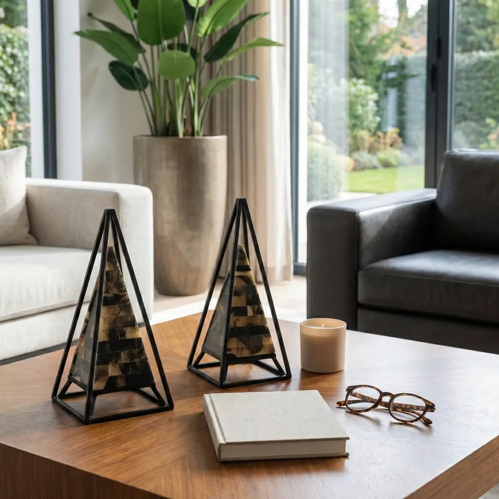 ZANEPARK SET OF 2 TAN DECOR 13 (IN)