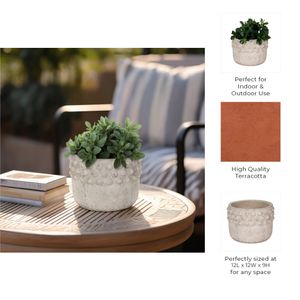 ROCKSIDE IVORY PLANTER 9 (IN) 10