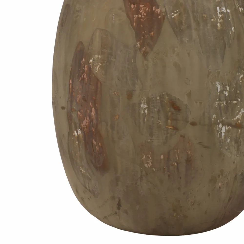 HENDONSIDE BROWN GLASS VASE 12 (IN)