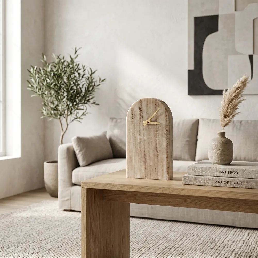 FARGOTON TAN CLOCK 9 (IN)