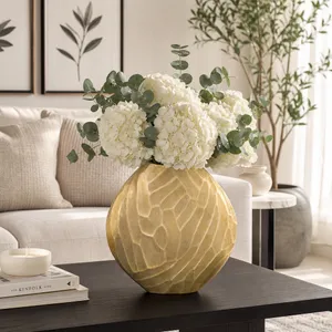 ARLENCLIFF GOLD VASE 14 (IN) 10