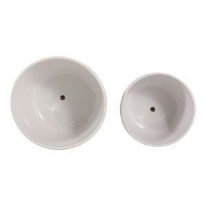 FIONAOAK SET OF 2 WHITE PLANTER 10 (IN) 9