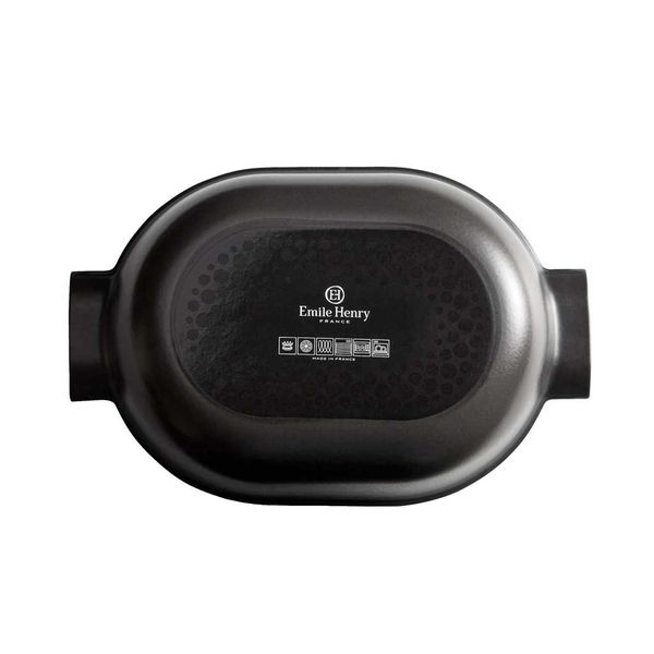 EMILE HENRY DELIGHT Oval Casserole, 4.5L/4.8qt, 14.4x9.4x7.5