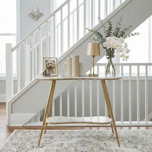 40" ALLESSA MARBLE CONSOLE TABLE 11