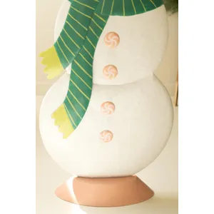 Large Metal Colorful Snowman 5