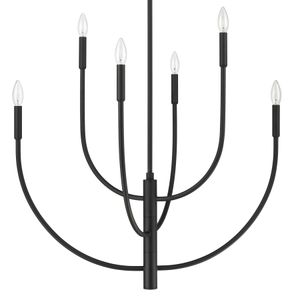 Continuance 30'' Wide 6-Light Chandelier - Charcoal 4