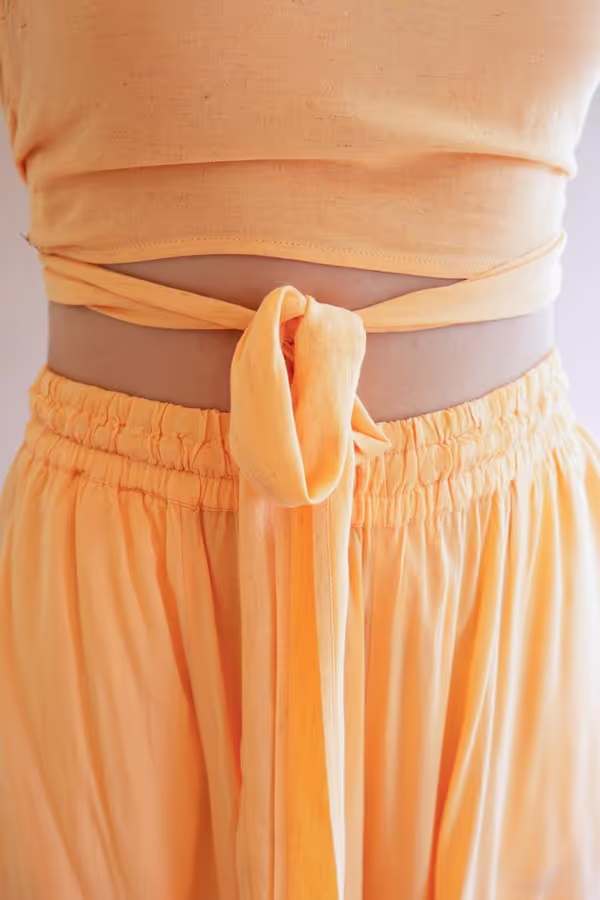 Convertible Wrap Blouse / Cumin