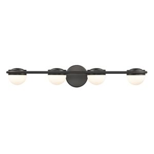 Nelly 31'' Wide 4-Light Vanity Light - Matte Black 1