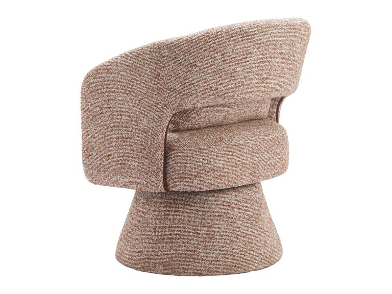 Liva Swivel Chair Frosty Brown 6