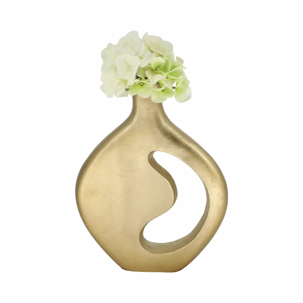 EDGARHAM GOLD VASE 14 (IN)