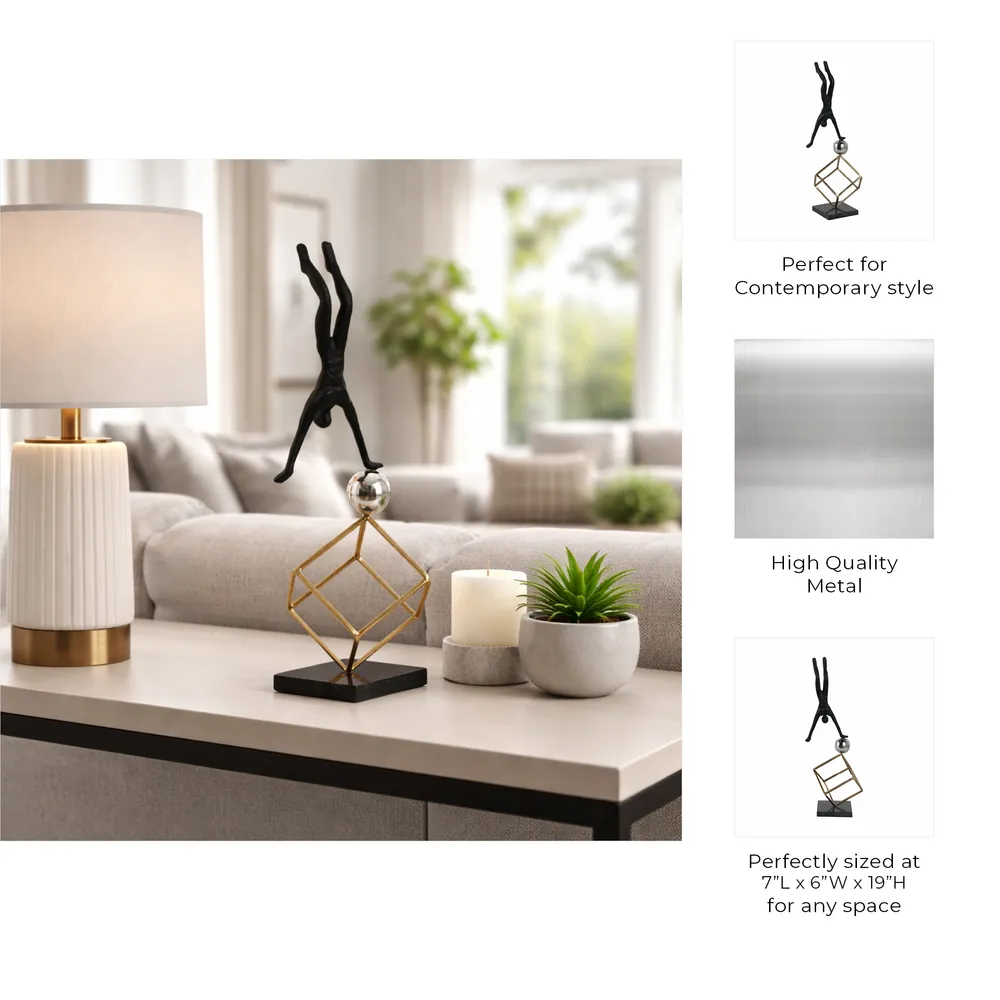 ASHSIDE BLACK DECOR 19 (IN)
