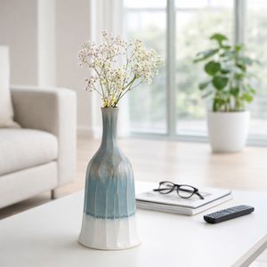 CARVERPORT BLUE VASE 15 (IN) 10