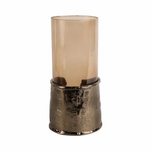 BAXTERMILL BROWN CANDLE HOLDER 12 (IN) 6
