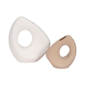 ARMONLAND WHITE VASE 11 (IN) 9