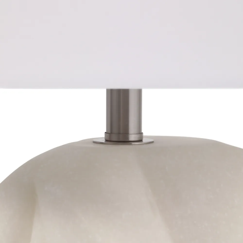 SLATECROSS WHITE LAMP 28 (IN)