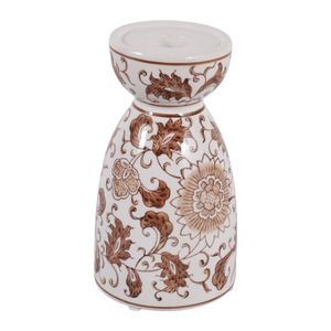 ROMANWICK BROWN CANDLE HOLDER 8 (IN) 4