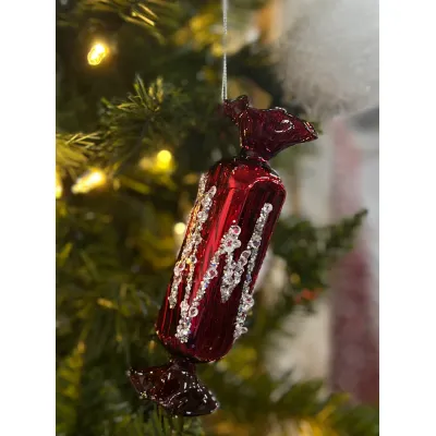 Holiday Candy Ornament 5.5x2in