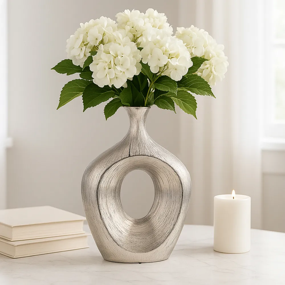 HARDENCLIFF SILVER VASE 13 (IN)