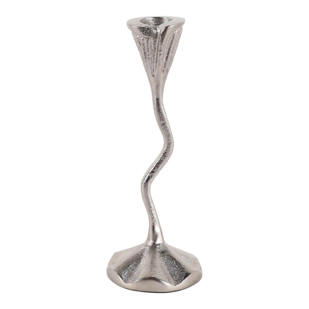 VERNONPORT SILVER CANDLE HOLDER 8 (IN)