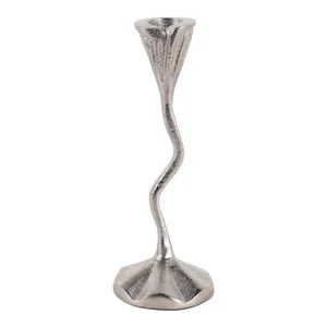 VERNONPORT SILVER CANDLE HOLDER 8 (IN) 4