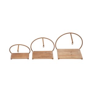 GAIGESTONE SET OF 3 BRONZE WALL SHELF 8 (IN) 7