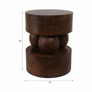 WINTON BROWN TABLE 20 (IN) 9