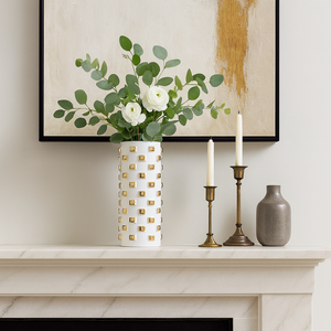 DASHCLIFF WHITE VASE 15 (IN) 2