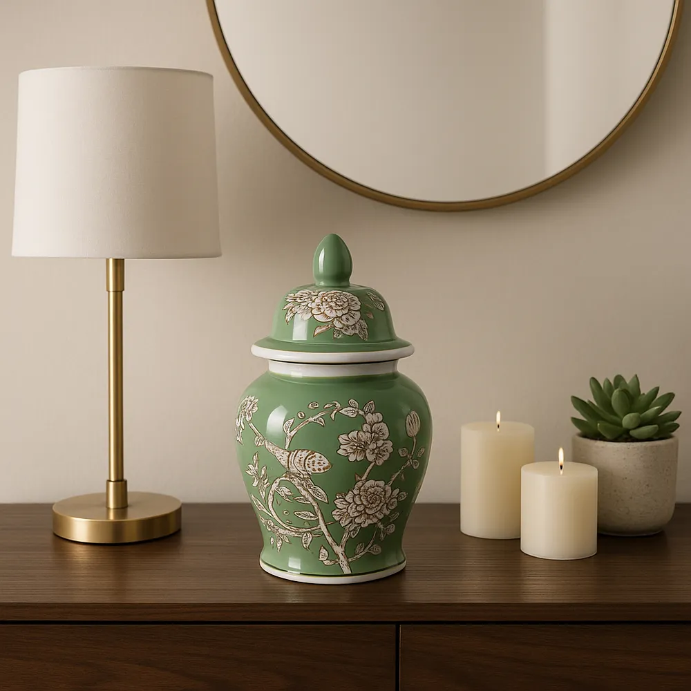 ELDREDPORT GREEN CHINOISERIE 11 (IN)