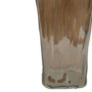 CLAYMORE GRAY GLASS VASE 15 (IN) 6