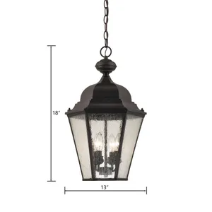 Cotswold 13'' Wide 4-Light Outdoor Pendant - Oil Rubbed Bronze 2