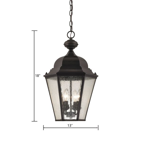 Cotswold 13'' Wide 4-Light Outdoor Pendant - Oil Rubbed Bronze
