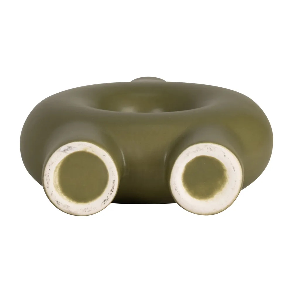 DOYLEBURN GREEN VASE 7 (IN)