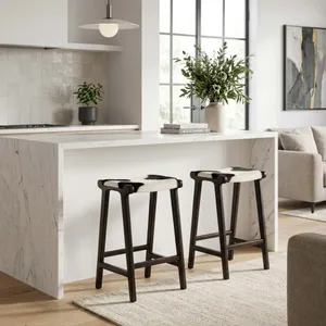 HENLEYPORT BROWN STOOL 27 (IN) 12