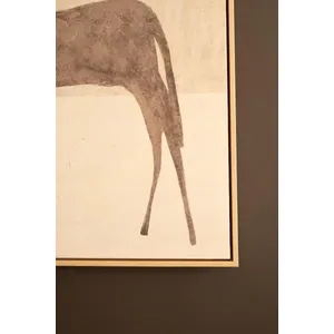 Framed Two Horses with Sun Paintings 2