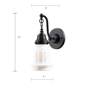 Quinton Parlor 12'' High 1-Light Sconce - Oiled Bronze 2
